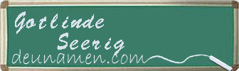 Gotlinde Seerig Visitenkarte